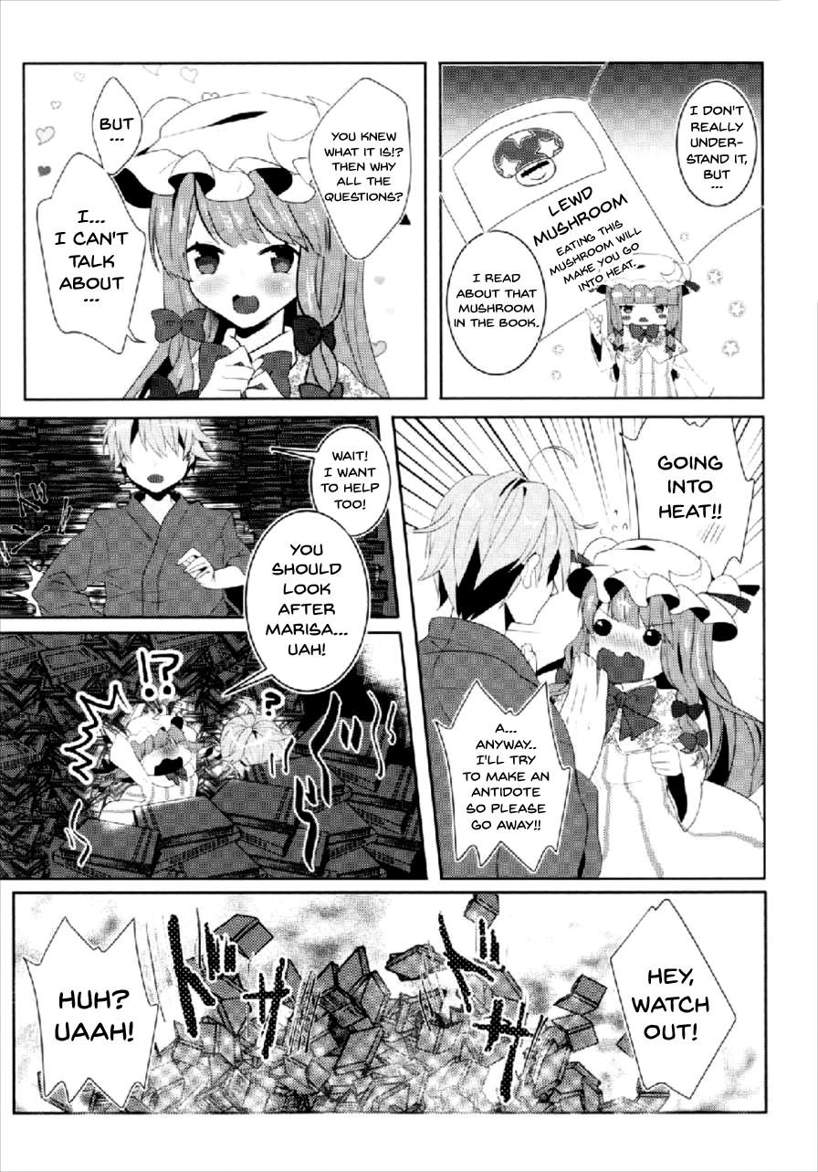 Hentai Manga Comic-Patchouli the Lewd Witch With Her Dirty Illusions-Read-6